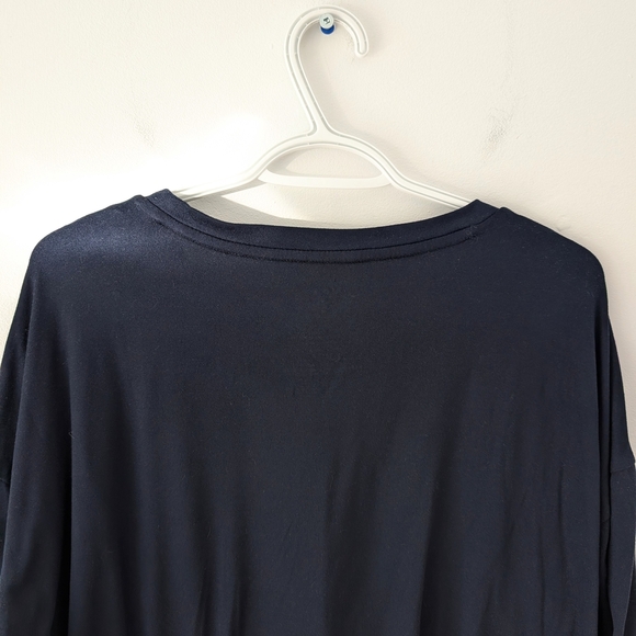 Star Wars Women's Navy Long Sleeve Tee with Yoda ~ Size Large - Picture 6 of 7